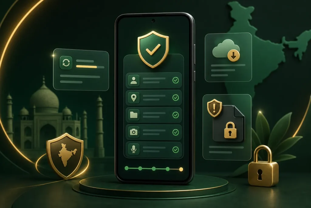 18bet India Android app route permissions and update checks visual