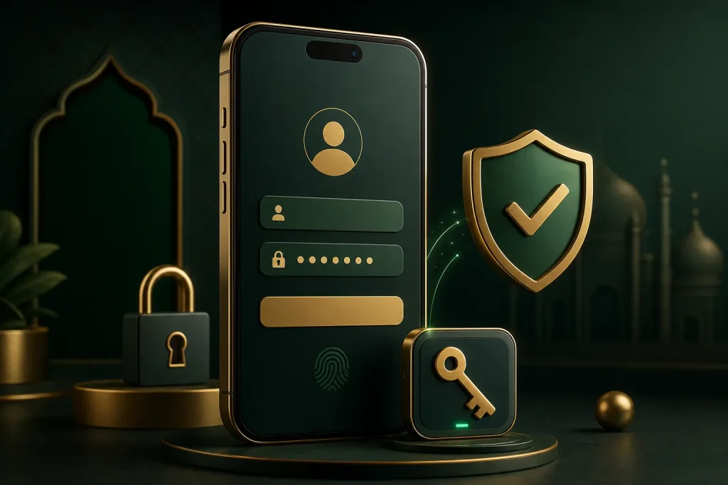 18bet India login OTP and password safety visual