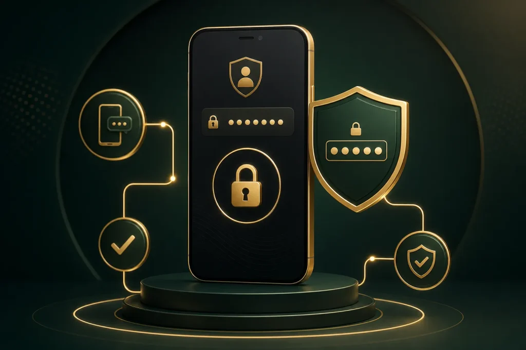 18bet India register OTP and password safety visual
